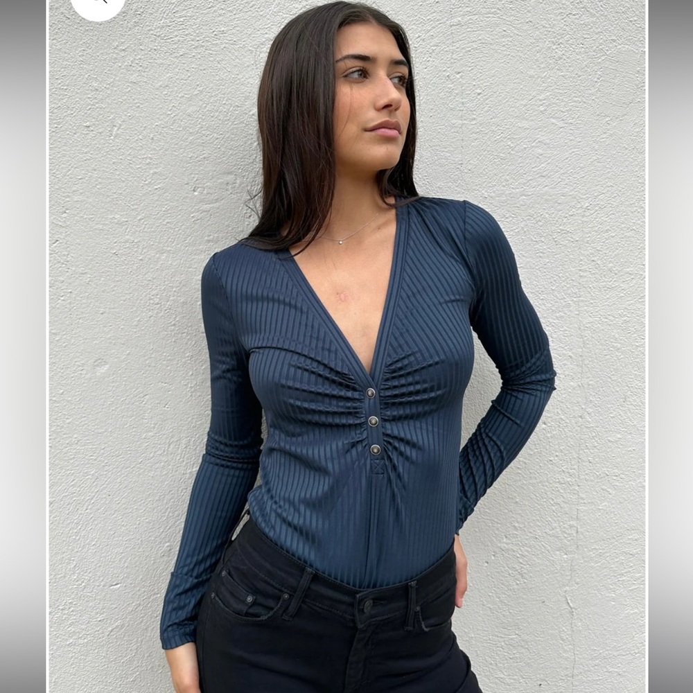 Veronica Beard Murray Long Sleeve Henley